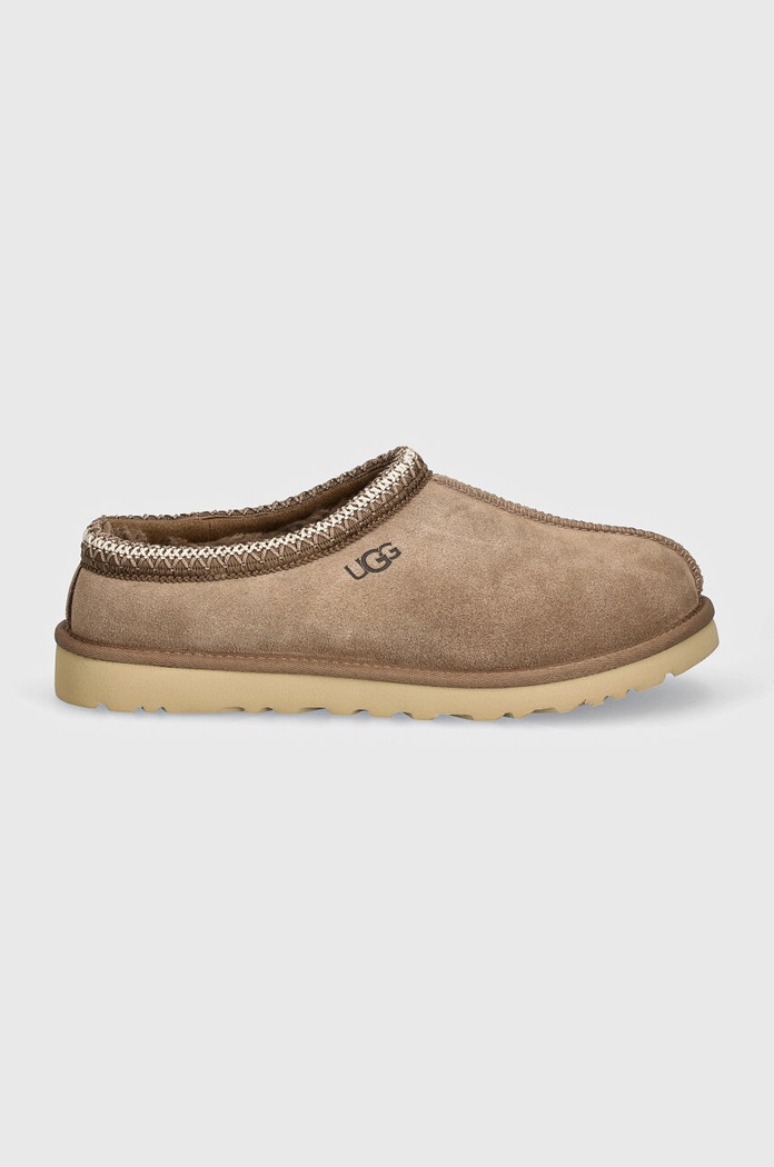 Kućne papuče od brušene kože UGG Tasman 5950.CRBO bež AW24