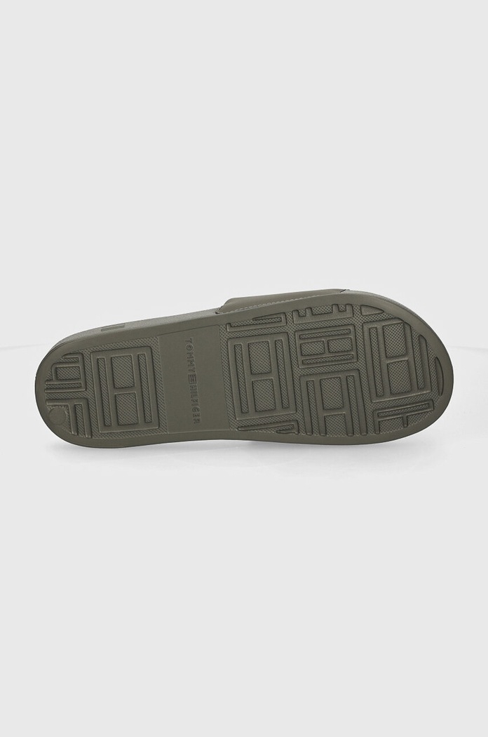 Tommy Hilfiger klapki FLAG HILFIGER POOL SLIDE FM0FM05232 zielony