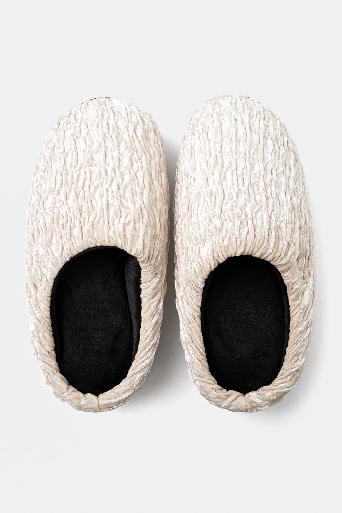 SUBU pantofole CELOSIA VELVET beige HR.05