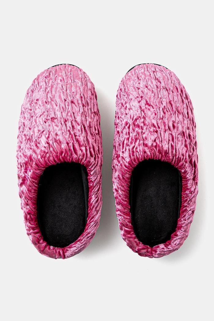 SUBU pantofole CELOSIA VELVET rosa HR.06