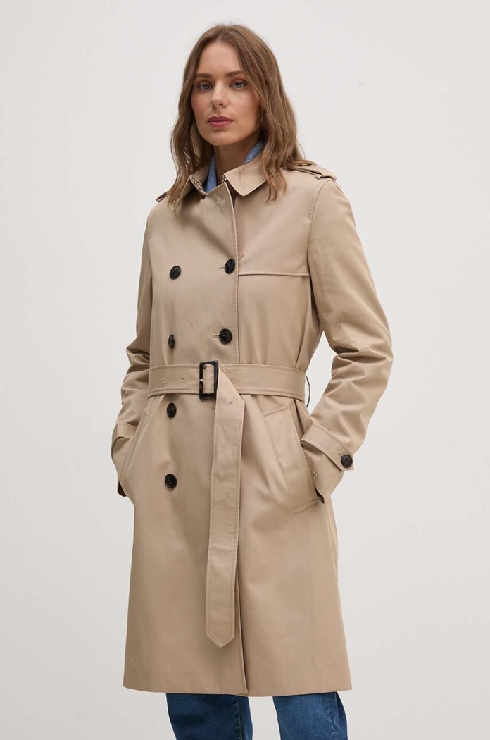 Tommy Hilfiger trencz WW0WW42133 beżowy SS25
