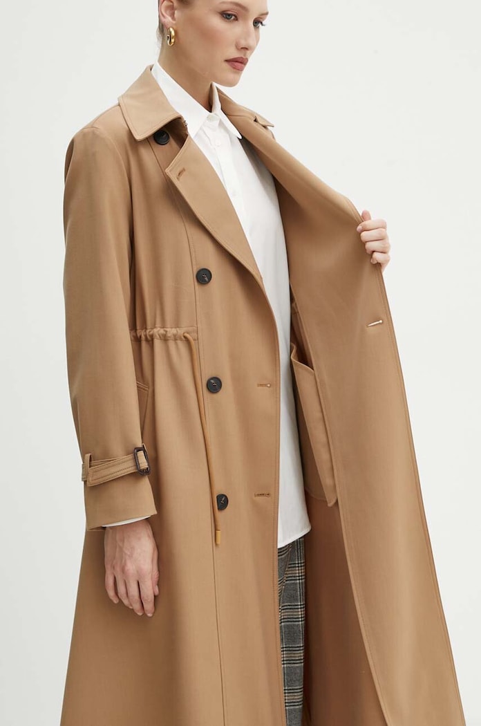 Weekend Max Mara trencz z domieszką wełny 2425026021600