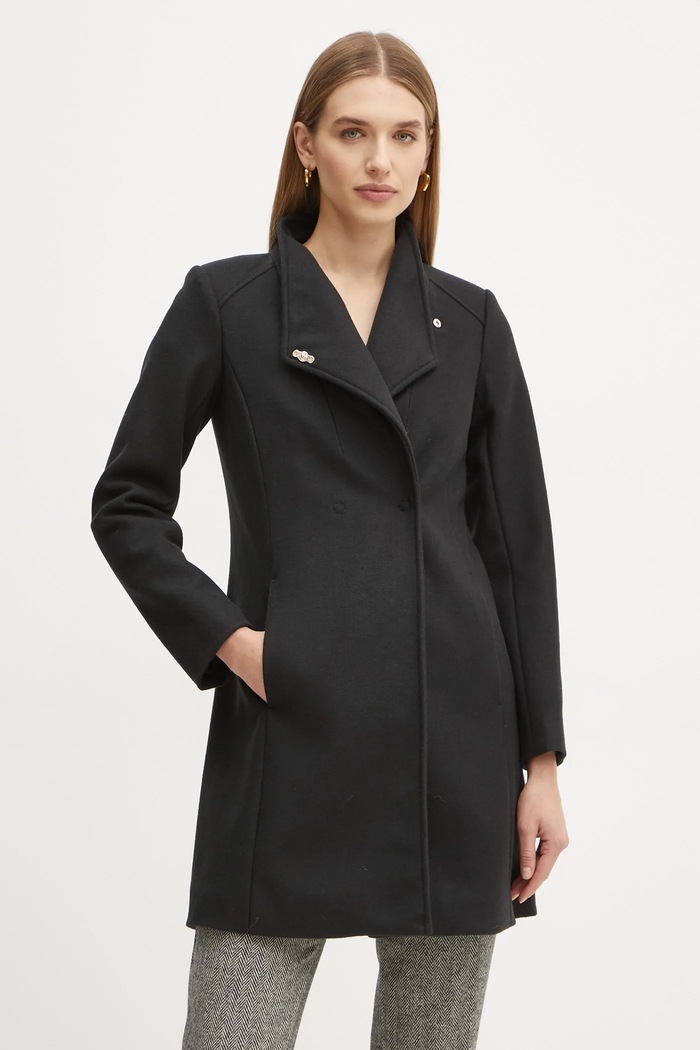 Liu Jo palton din lana cu captuseala negru WF4272.T4612