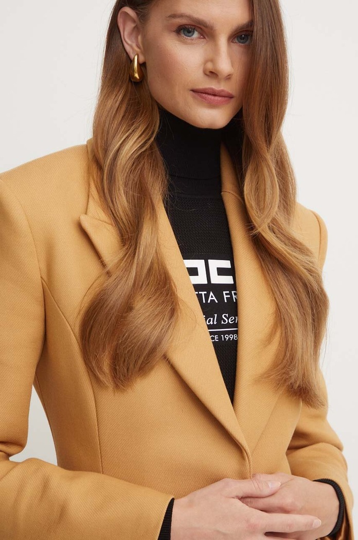 Elisabetta Franchi cappotto marrone CP00146E2
