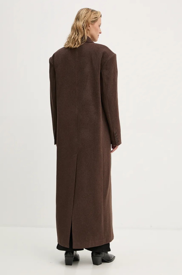 Îmbrăcăminte Herskind palton de lana Drew 5381816 maro