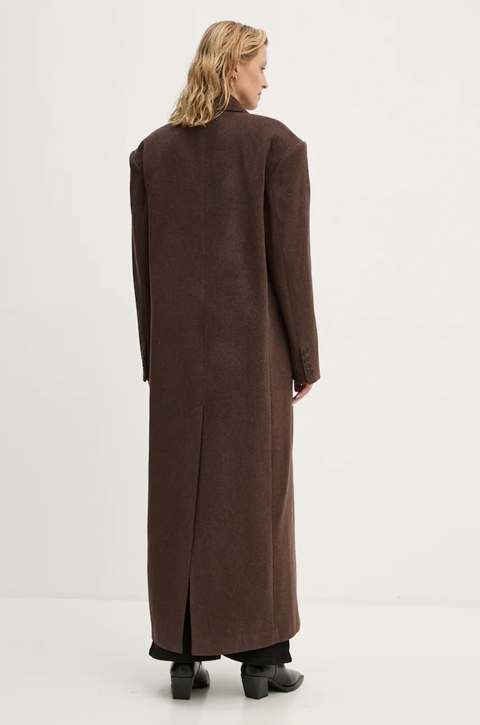 Îmbrăcăminte Herskind palton de lana Drew 5381816 maro