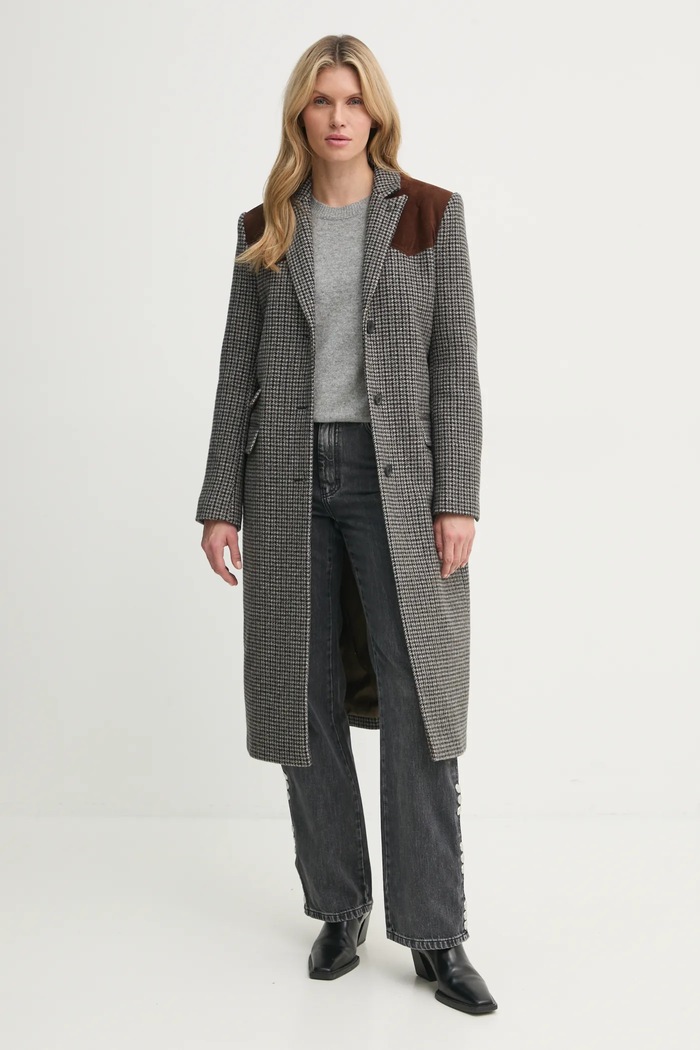 Kaput The Kooples FMAN29002K siva AW24