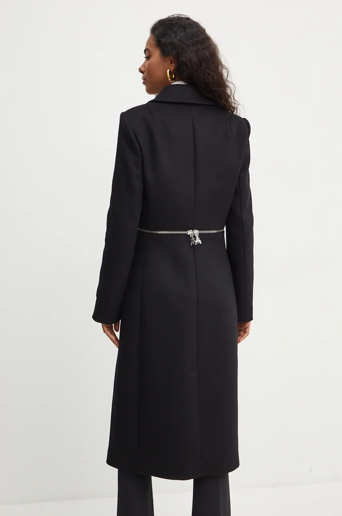 Abbigliamento Patrizia Pepe cappotto in lana 2O0166.A171 nero