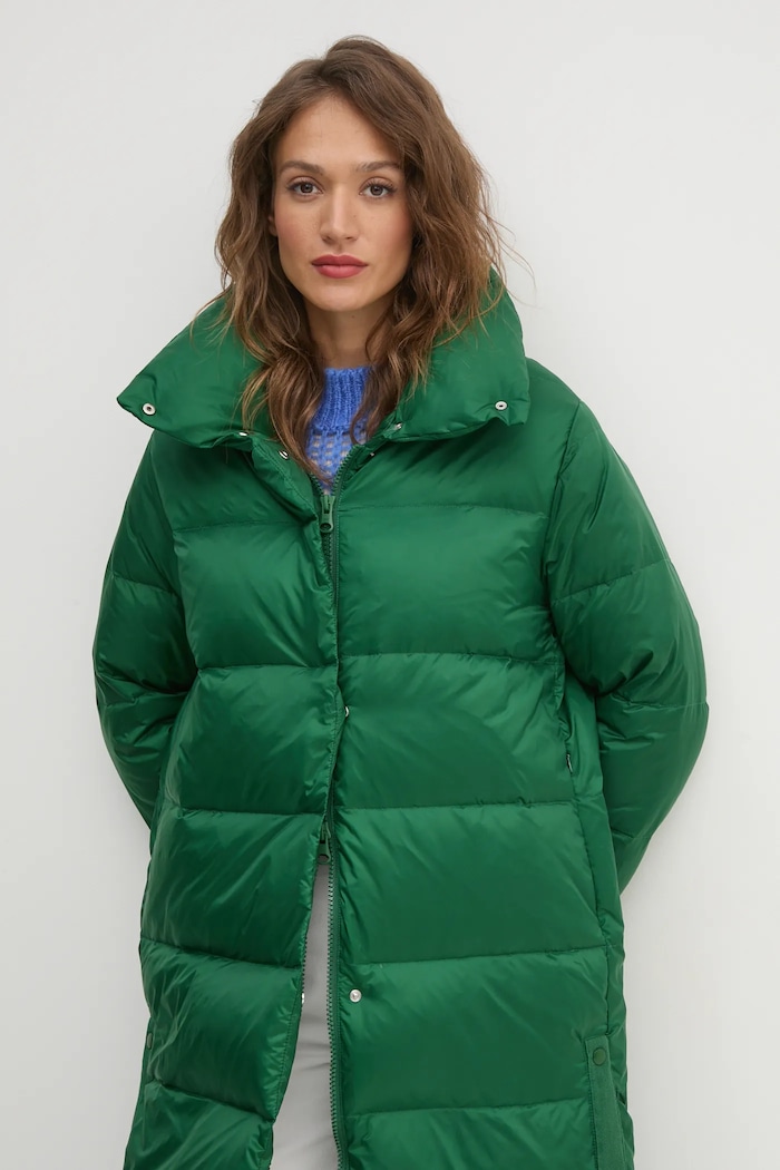 United Colors of Benetton geaca de puf 2TWDDN06S verde