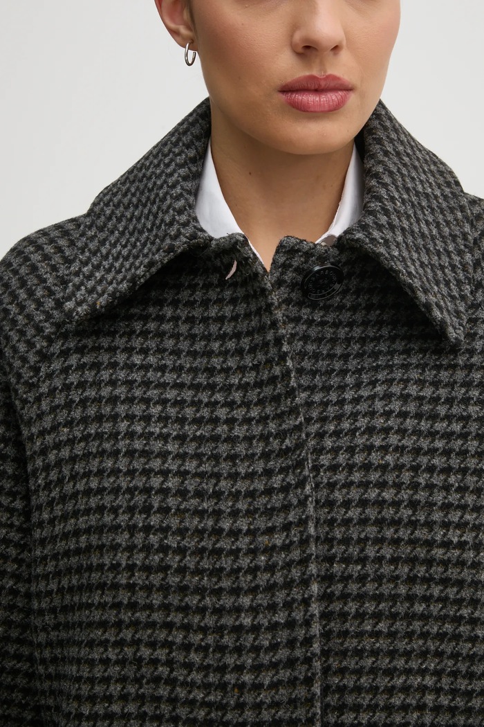 Barbour płaszcz wełniany Veronica Wool Car Coat LWO0238