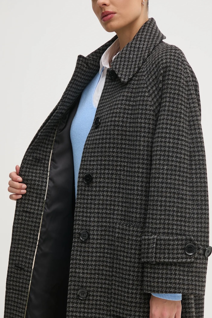 Barbour płaszcz wełniany Veronica Wool Car Coat LWO0238