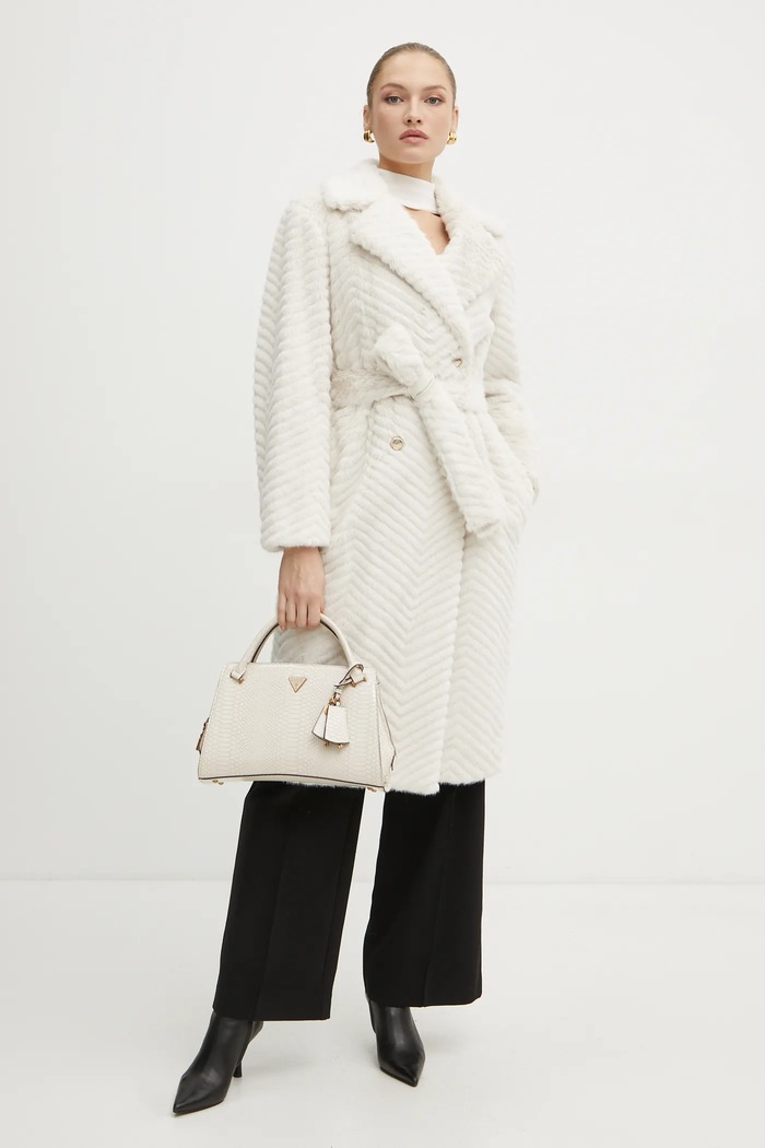 Kabát Marciano by Guess CLAIRE 4BGL33.7206A béžová AW24