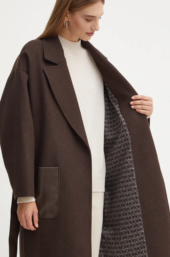 Twinset cappotto in lana 242TF2131