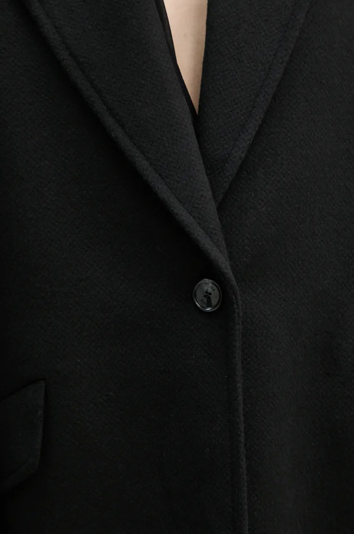 Boss Orange palton din lana 50518564 negru