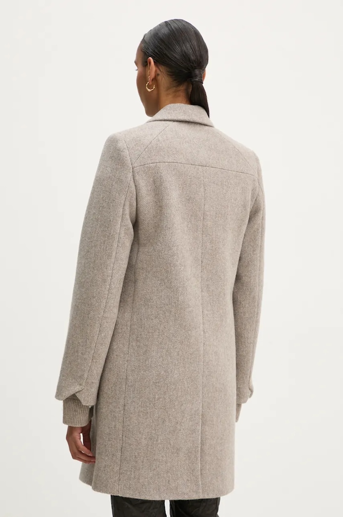 Oblečení Vlněný kabát ZADIG&VOLTAIRE WWCO00219 béžová