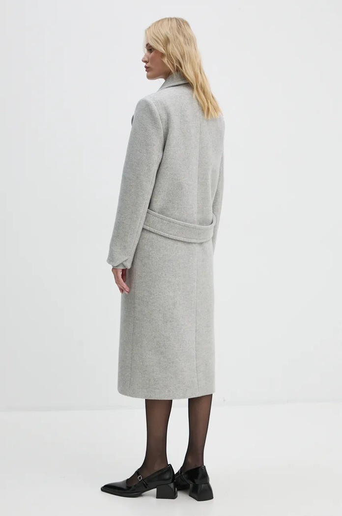 Oblečení Vlněný kabát ZADIG&VOLTAIRE WWCO00216 šedá