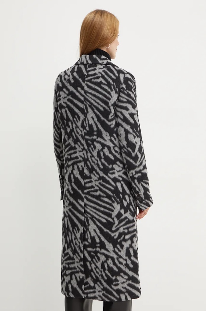 Ruházat Karl Lagerfeld gyapjúkabát 246W1503 szürke