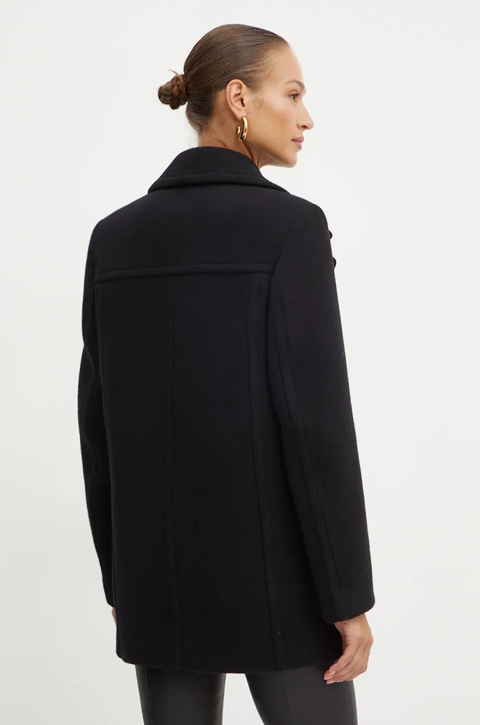 Oblečení Vlněný kabát Karl Lagerfeld 246W1508 černá