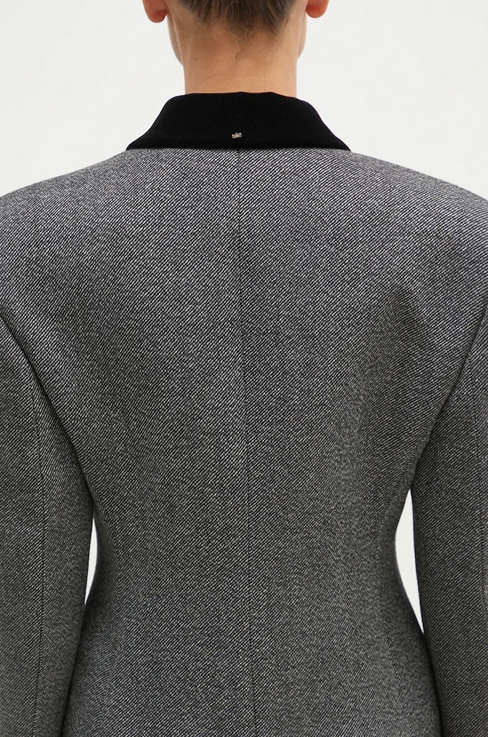 Sportmax wool coat Liuto2 2422016053600 gray