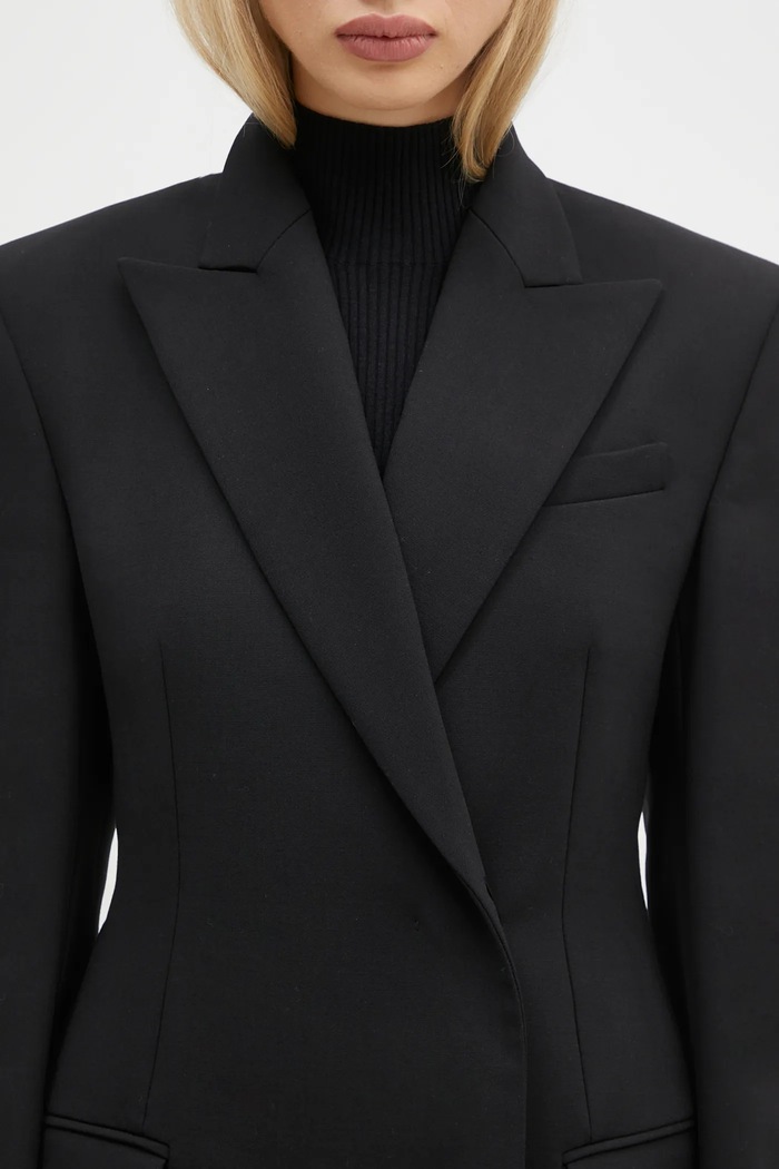 Sportmax wool blazer Danzica black 2422046014600