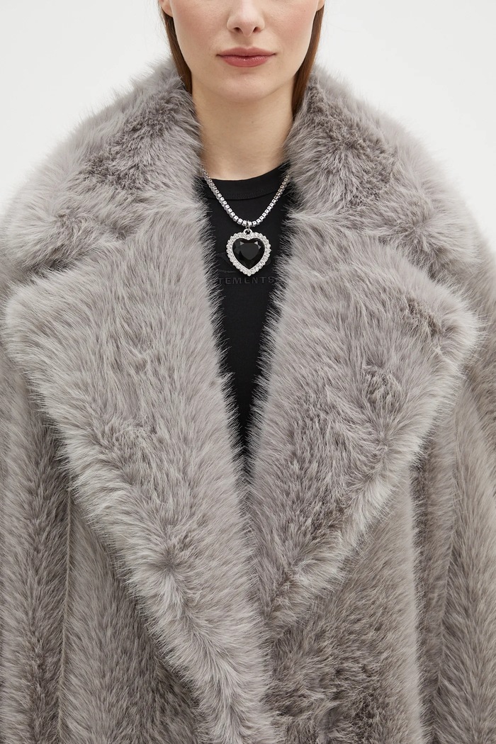 Пальто Sportmax Manico серый 2422906012600