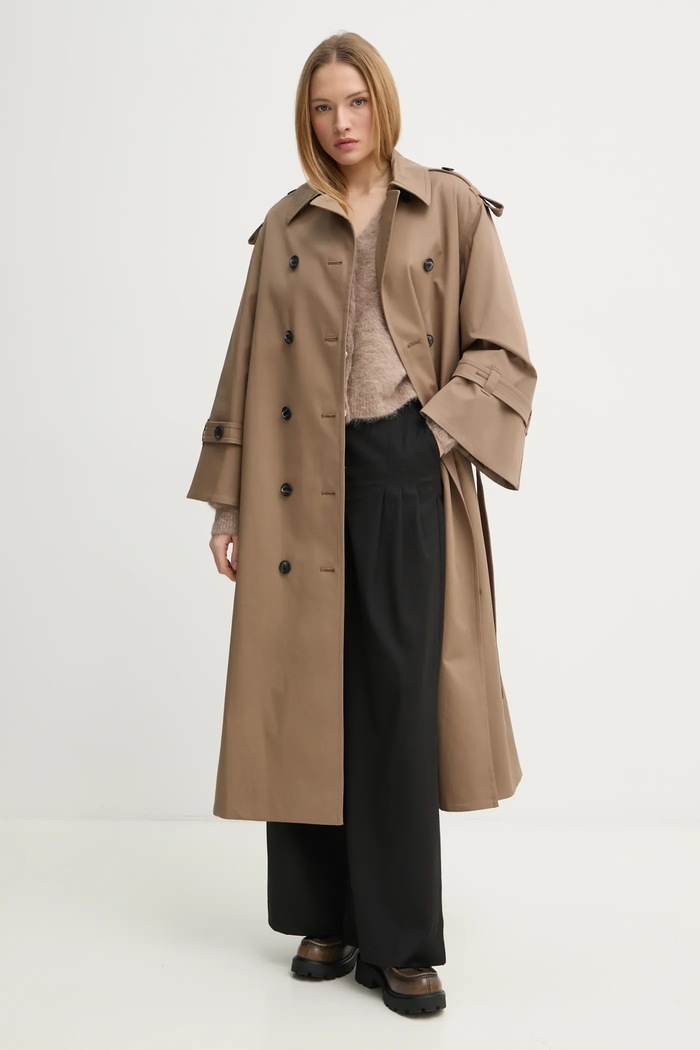 Trenčkot By Malene Birger ALAYA 103331 hnedá SS25