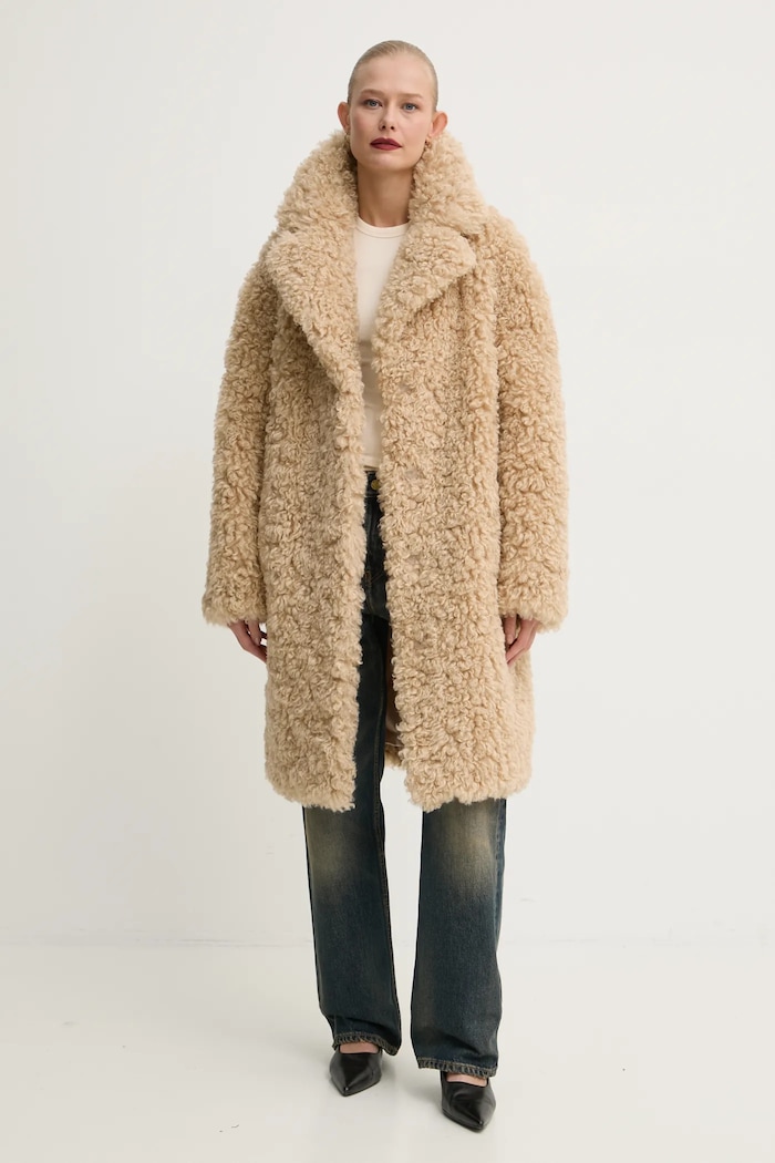 Παλτό Stand Studio Camille Cocoon Coat 61137.9061 μπεζ AW25