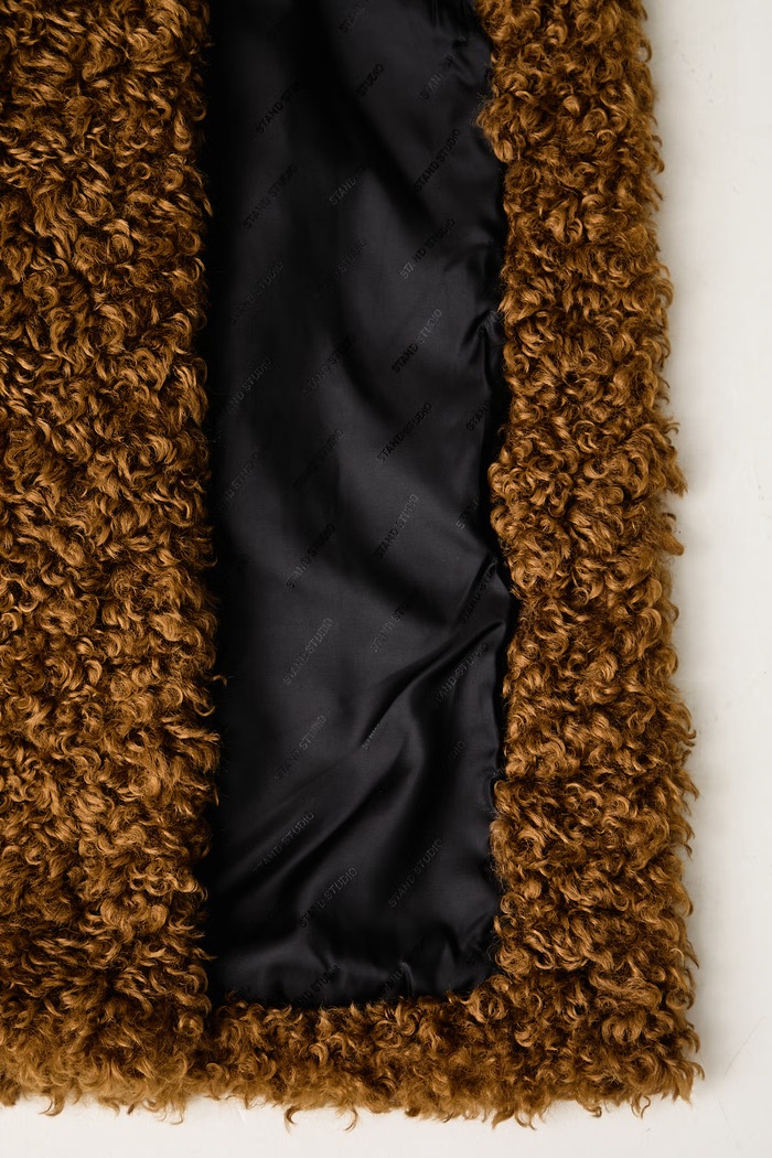Stand Studio Płaszcz ze sztucznego futra damski Camille Cocoon Coat 61137.9061