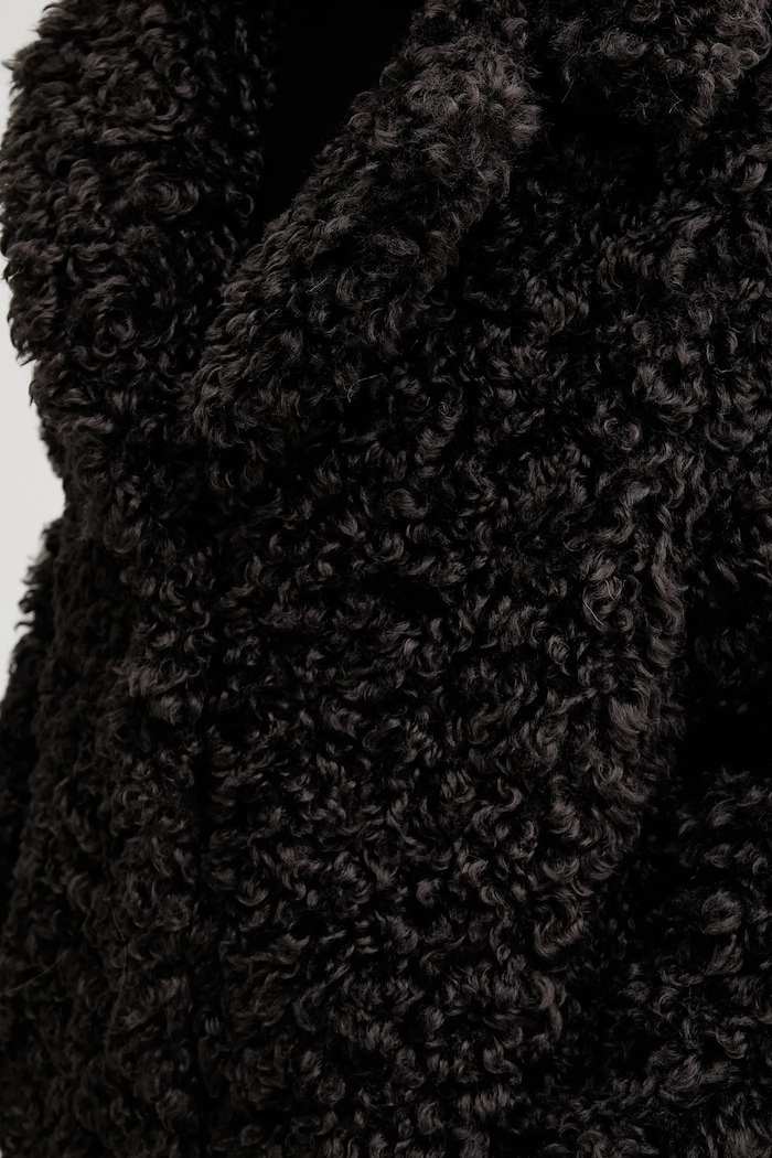 Stand Studio Camille Cocoon Coat Women's faux fur coat 61137.9061 brown
