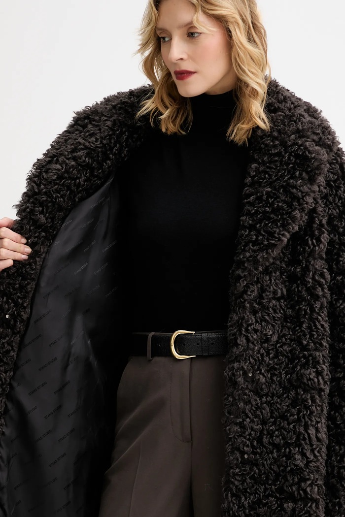 Stand Studio Camille Cocoon Coat Women's faux fur coat 61137.9061