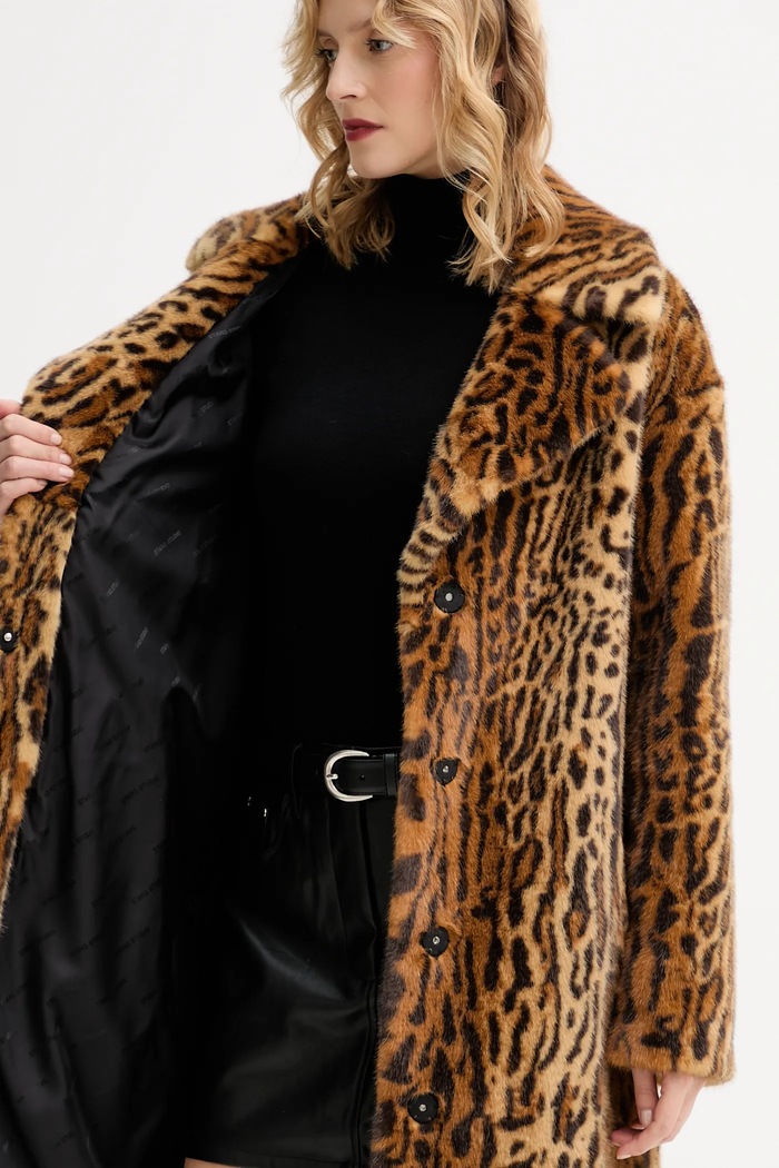 Stand Studio Пальто зі штучного хутра жіноче Camille Cocoon Coat 61137.9070