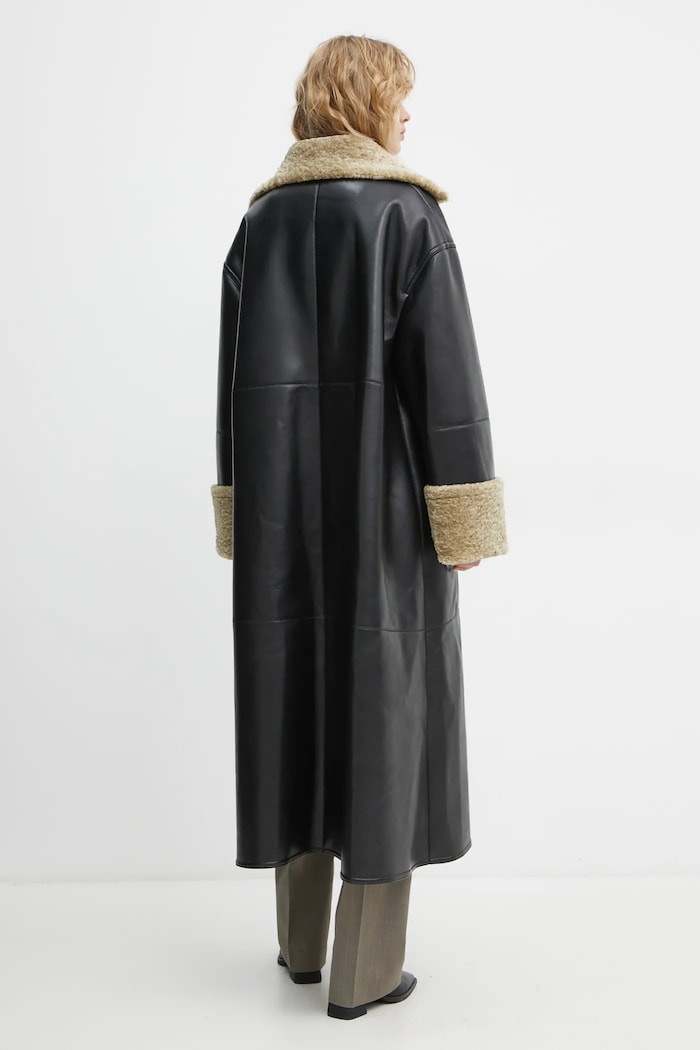 Nanushka płaszcz LIESEL NW24FWOW38370 czarny AW24