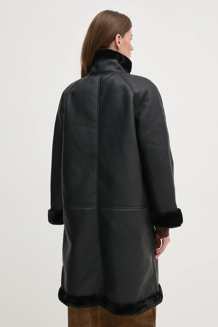 Odzież Pedro del Hierro płaszcz 7528338 czarny