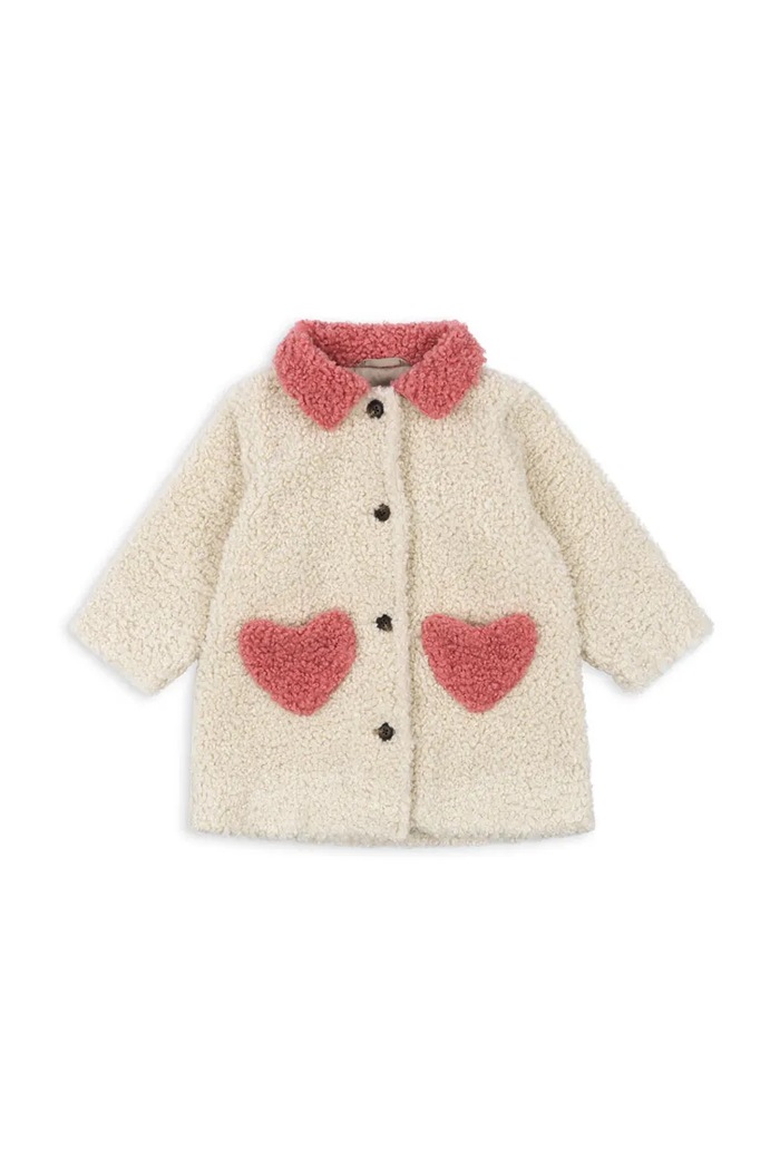 Dječji kaput Konges Sløjd CALIN COAT KS101912 bež AW24