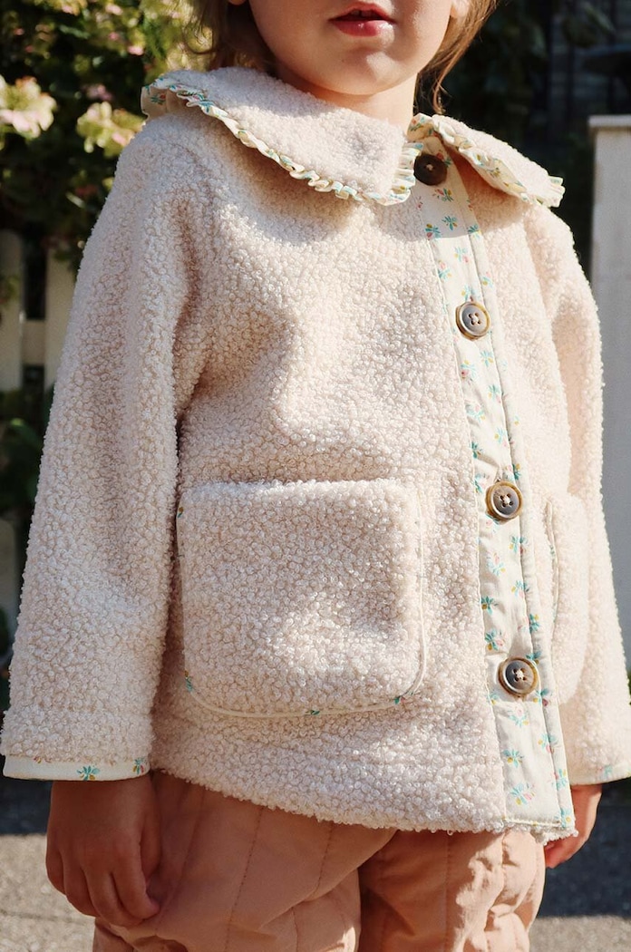 Konges Sløjd płaszcz dziecięcy GRIZZ COLLAR JACKET GRS KS101234