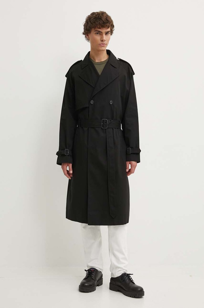 HUGO płaszcz 50516762 czarny AW24