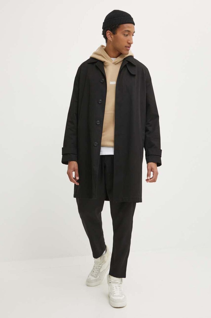 HUGO płaszcz 50517771 czarny AW24