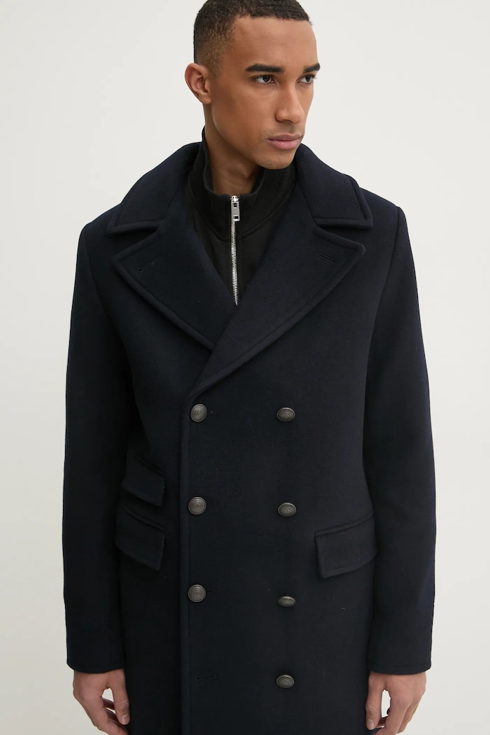 Superdry płaszcz M5011884A.98T granatowy
