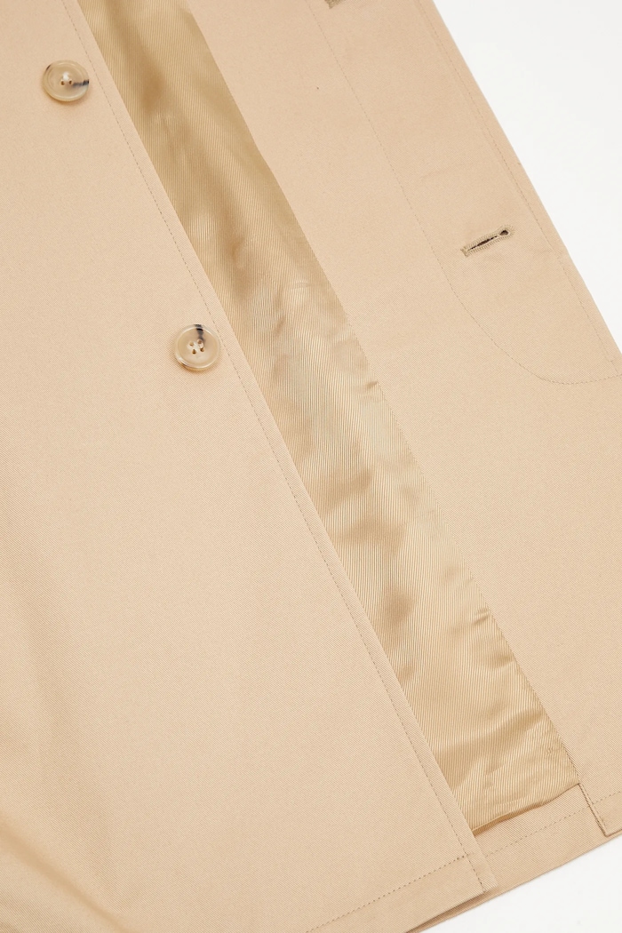 A.P.C. kabát pánsky bavlnený Mac Ville COZBA.H01103 béžová