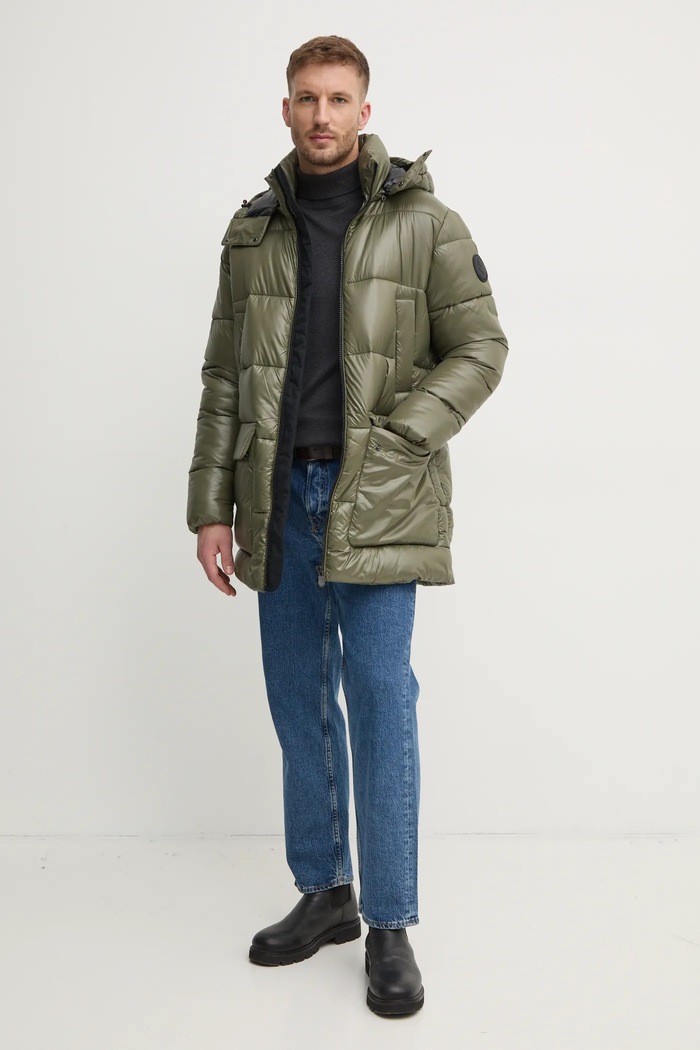 Bunda Save The Duck CHRISTIAN D40292M.LUCK19 zelená AW24