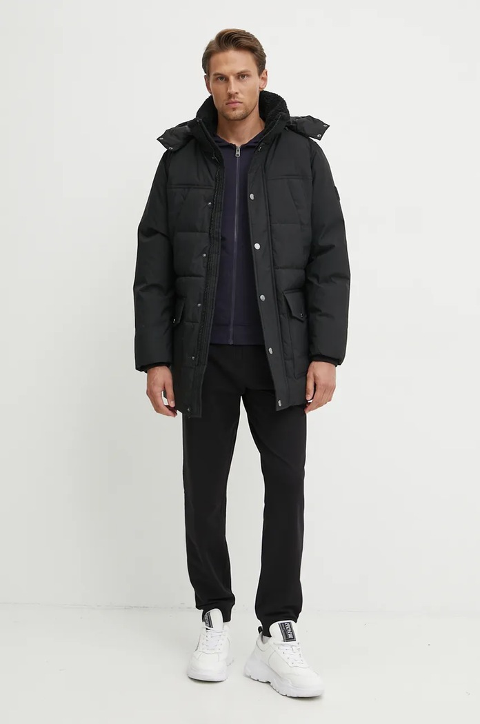 Bunda Tommy Hilfiger MW0MW36593 čierna AW24