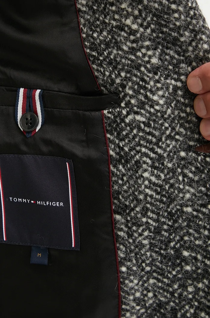 Vlnený kabát Tommy Hilfiger MW0MW37312