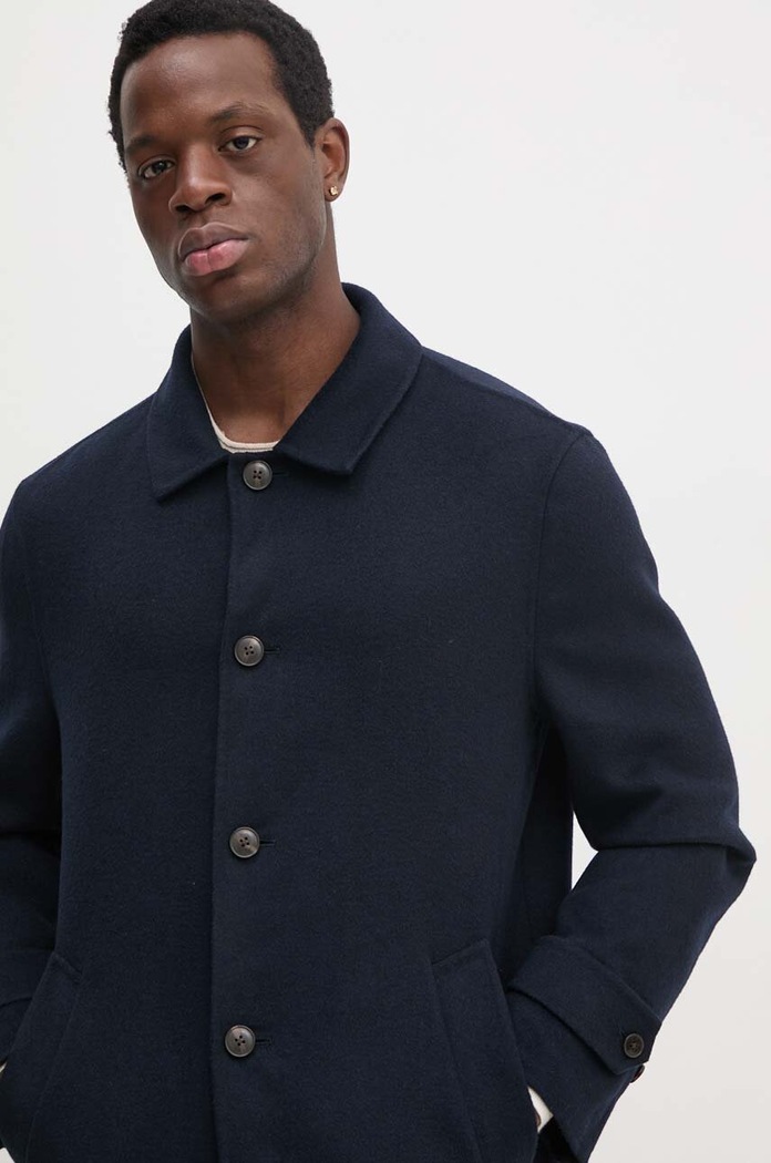 Vlněný kabát Tommy Hilfiger MW0MW37395