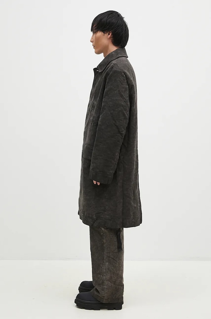 Rick Owens cappotto in cotone Jumbo Mac DU02D2968.MO grigio AW24