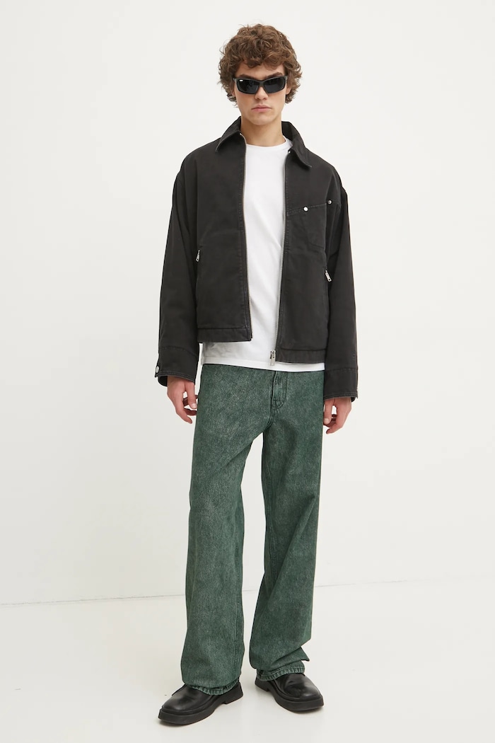 Джинсова куртка Études Studio H24MMOUT743 чорний AW24