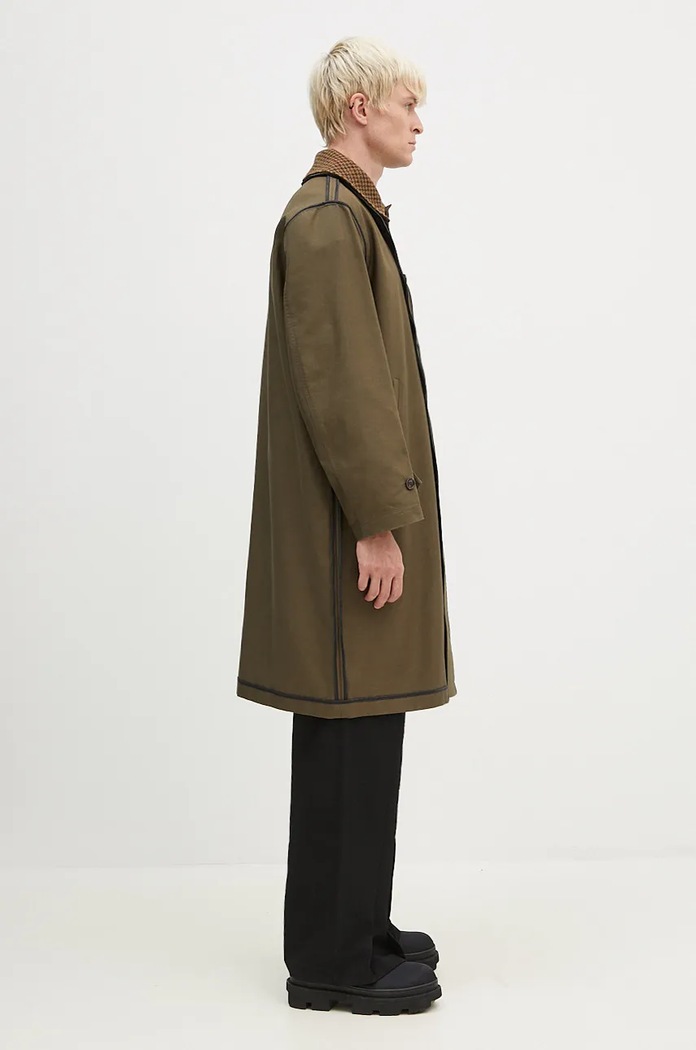 Andersson Bell palton Vest Layered Inside-Out Coat awa642u verde