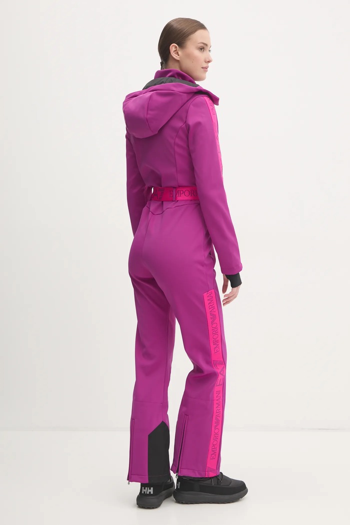 Smučarski kombinezon EA7 Emporio Armani Kitzbuhel Softshell TN8HZ.6DTD02.1317 vijolična AW24