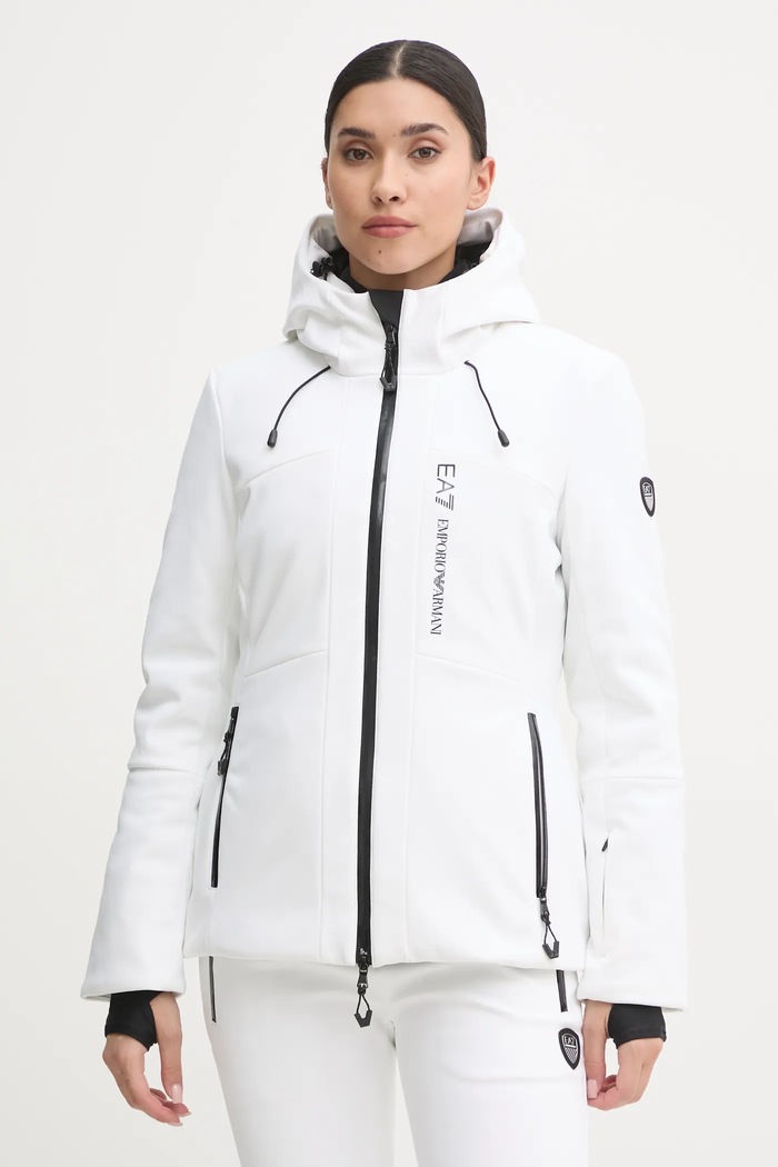 Lyžařský komplet EA7 Emporio Armani Kitzbuhel Softshell TN8HZ.6DTV01.1100 bílá AW24