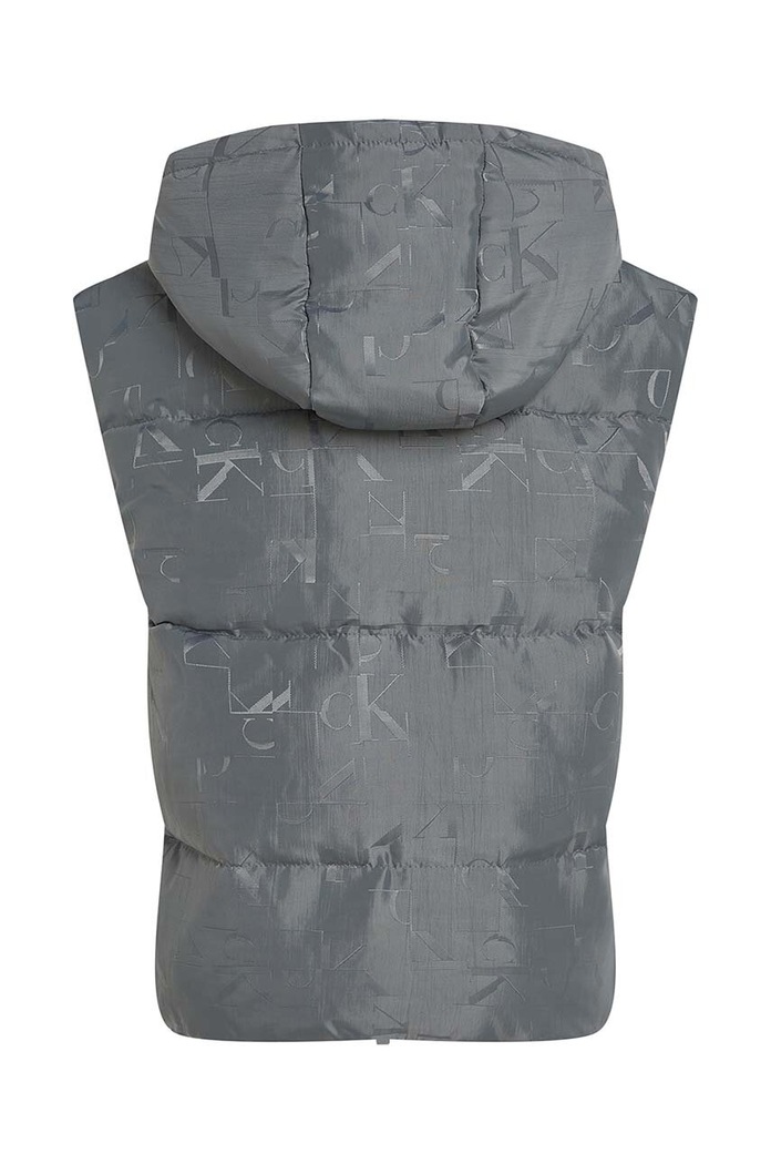 Dječji prsluk Calvin Klein Jeans IB0IB02169.9BYH.104.116 siva AW24