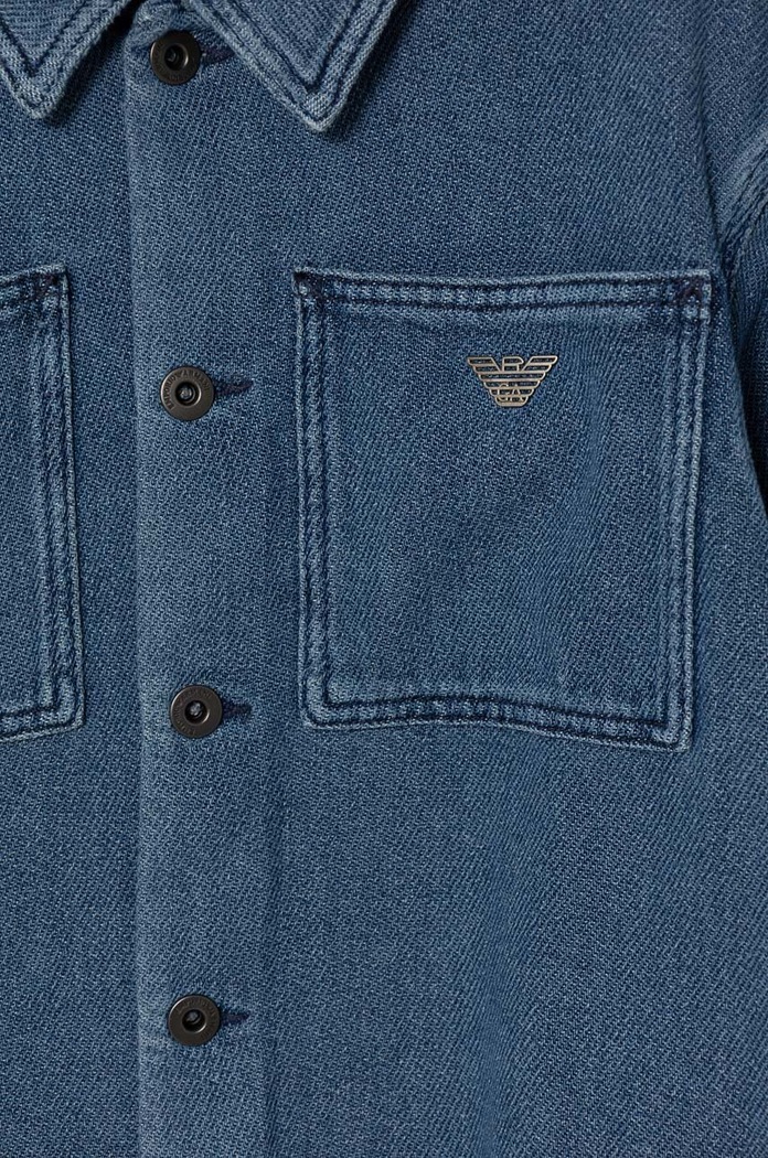 Детско дънково яке Emporio Armani син 6D4CJ3.4D4DZ